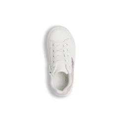 Sneakers da Bambina bianche Le scarpe di Alice con fiori glitter e zip