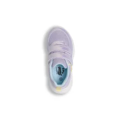Sneakers da bambina lilla iridescente con strappo Le scarpe di Alice