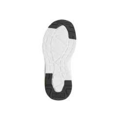 Sneakers da Bambino bianche con dettagli lime e strappo Puma Trinity 2