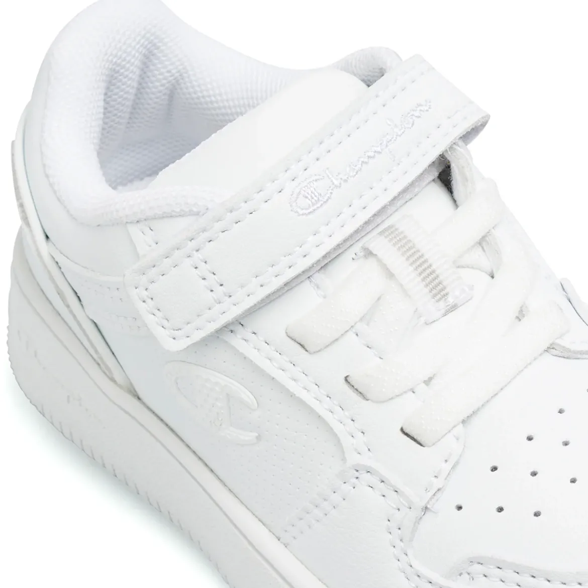 Sneakers da bambino bianche Champion Sport con chiusura in velcro