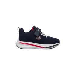 Sneakers da bambino blu in mesh blu navy con dettagli a contrasto Nautica