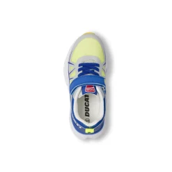 Sneakers da Bambino Gialle con dettagli blu Ducati