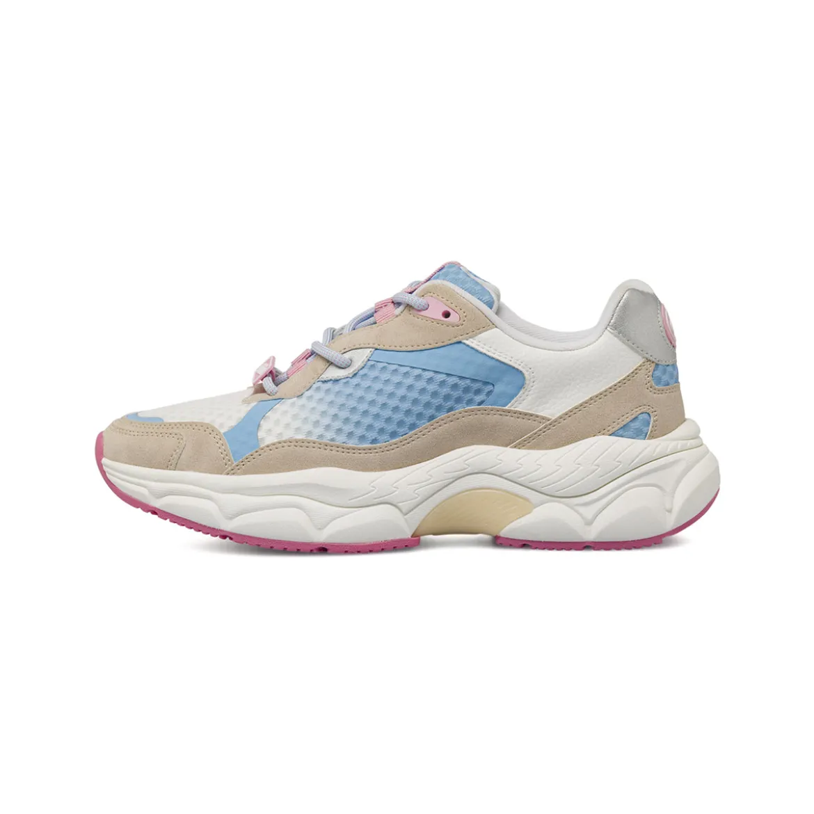 Sneakers da donna beige in tessuto pastello Dimensione Danza