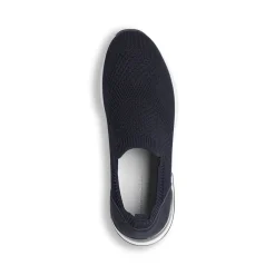 Sneakers da donna Blu slip-on con zeppa e dettaglio metal Lora Ferres