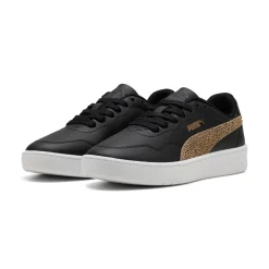 Sneakers da Donna nere con dettaglio animalier Puma Court Lally Topcat