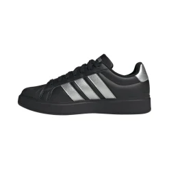 Sneakers da Donna nere con strisce laterali argento adidas STREETTALK