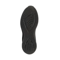 Sneakers da donna nere Kappa in tessuto traspirante con inserti fucsia
