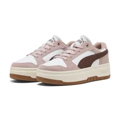 Sneakers da donna rosa Puma Rebound con dettagli effetto scamosciato