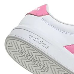 Sneakers da ragazza bianche adidas Grand Court 3.0 con dettagli rosa