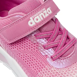 Sneakers da ragazza fucsia con strappo e luci Dimensione Danza