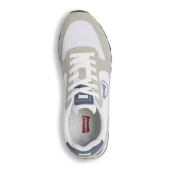 Sneakers da uomo bianche con dettagli blu Carrera