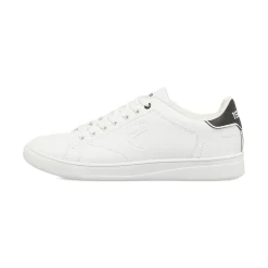Sneakers da uomo bianche con logo in rilievo Ducati