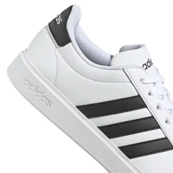 Sneakers da uomo bianche con logo tre strisce adidas Grand Court 2.0