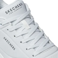 Sneakers da uomo bianche con suola ad aria Skechers Uno