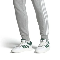 Sneakers da uomo bianche e blu con logo adidas Court 24