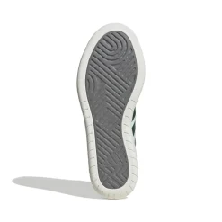Sneakers da uomo bianche e blu con logo adidas Court 24