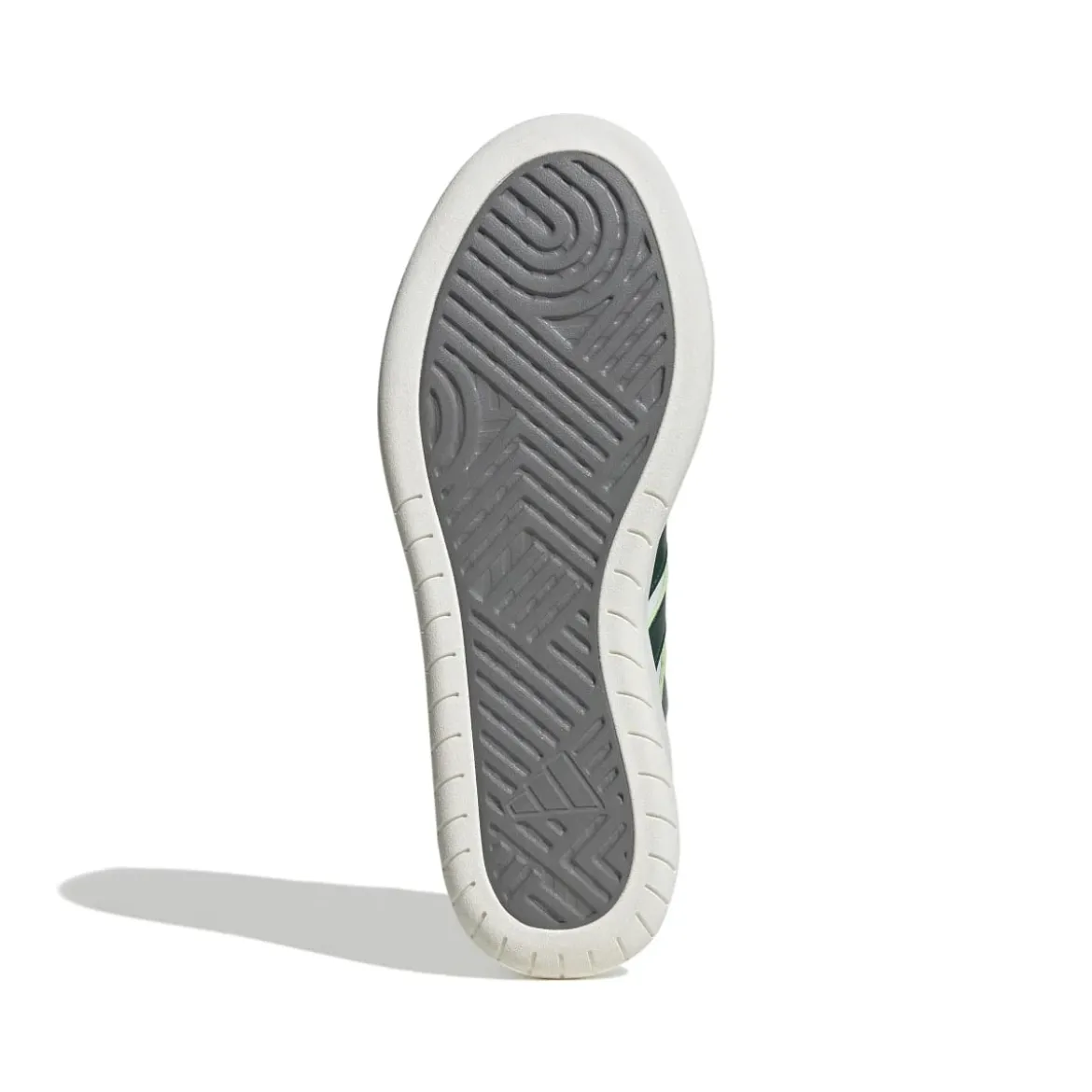 Sneakers da uomo bianche e blu con logo adidas Court 24
