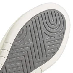 Sneakers da uomo bianche e blu con logo adidas Court 24