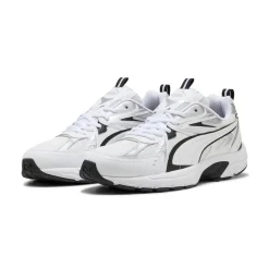 Sneakers da Uomo bianche in mesh con inserti argento Puma Milenio tech