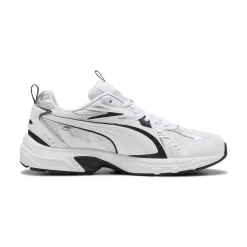 Sneakers da Uomo bianche in mesh con inserti argento Puma Milenio tech
