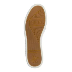 Sneakers da uomo bianche in tessuto Beverly Hills Polo Club