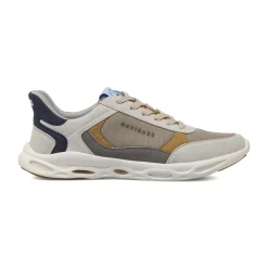 Sneakers da Uomo comode grigie con suola ammortizzata Navigare
