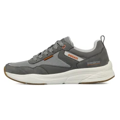 Sneakers da uomo grigie con dettagli arancioni Ducati