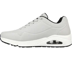 Sneakers da uomo grigie con suola ad aria Skechers Uno
