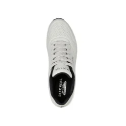 Sneakers da uomo grigie con suola ad aria Skechers Uno