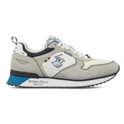 Sneakers da Uomo grigie effetto scamosciato Beverly Hills Polo Club