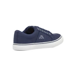 Sneakers da Uomo Kappa blu navy in tela stile casual con logo