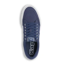 Sneakers da Uomo Kappa blu navy in tela stile casual con logo