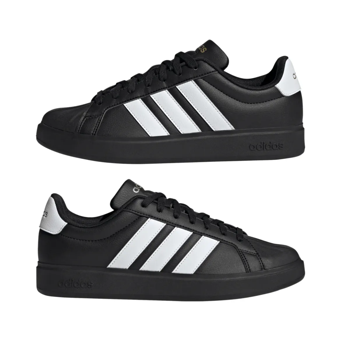 Sneakers da Uomo nere con dettagli bianchi e logo adidas STREETTALK