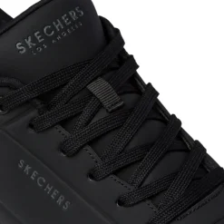 Sneakers da uomo nere con suola ad aria Skechers Uno