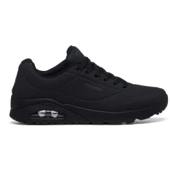 Sneakers da uomo nere con suola ad aria Skechers Uno