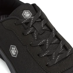 Sneakers da Uomo nere in mesh ed effetto scamosciato Lumberjack