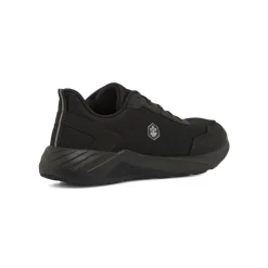 Sneakers da Uomo nere in mesh ed effetto scamosciato Lumberjack