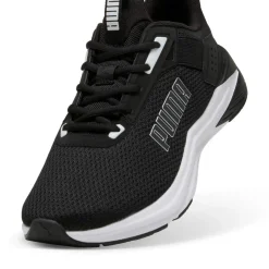 Sneakers da Uomo nere in tessuto mesh traspirante Puma Wave