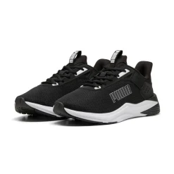 Sneakers da Uomo nere in tessuto mesh traspirante Puma Wave