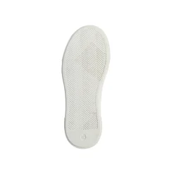 Sneakers Dieci Baci da bambina bianche con pizzo lacci in raso e charm