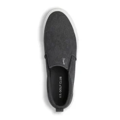 Sneakers estive slip-on da Uomo nere in tela US Golf Club