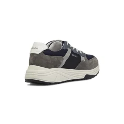 Sneakers grigie da Uomo con effetto scamosciato e Memory Foam Igi&Co