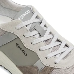 Sneakers Grigie da Uomo con effetto scamosciato Igi&Co