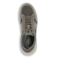 Sneakers grigie da uomo in pelle e tessuto Lumberjack Lee