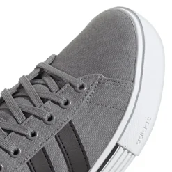 Sneakers grigie da Uomo in tela con tre strisce DAILY 4.0 adidas