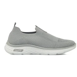 Sneakers Grigie Uomo Slip-on in tessuto traspirante Navigare