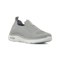 Sneakers Grigie Uomo Slip-on in tessuto traspirante Navigare