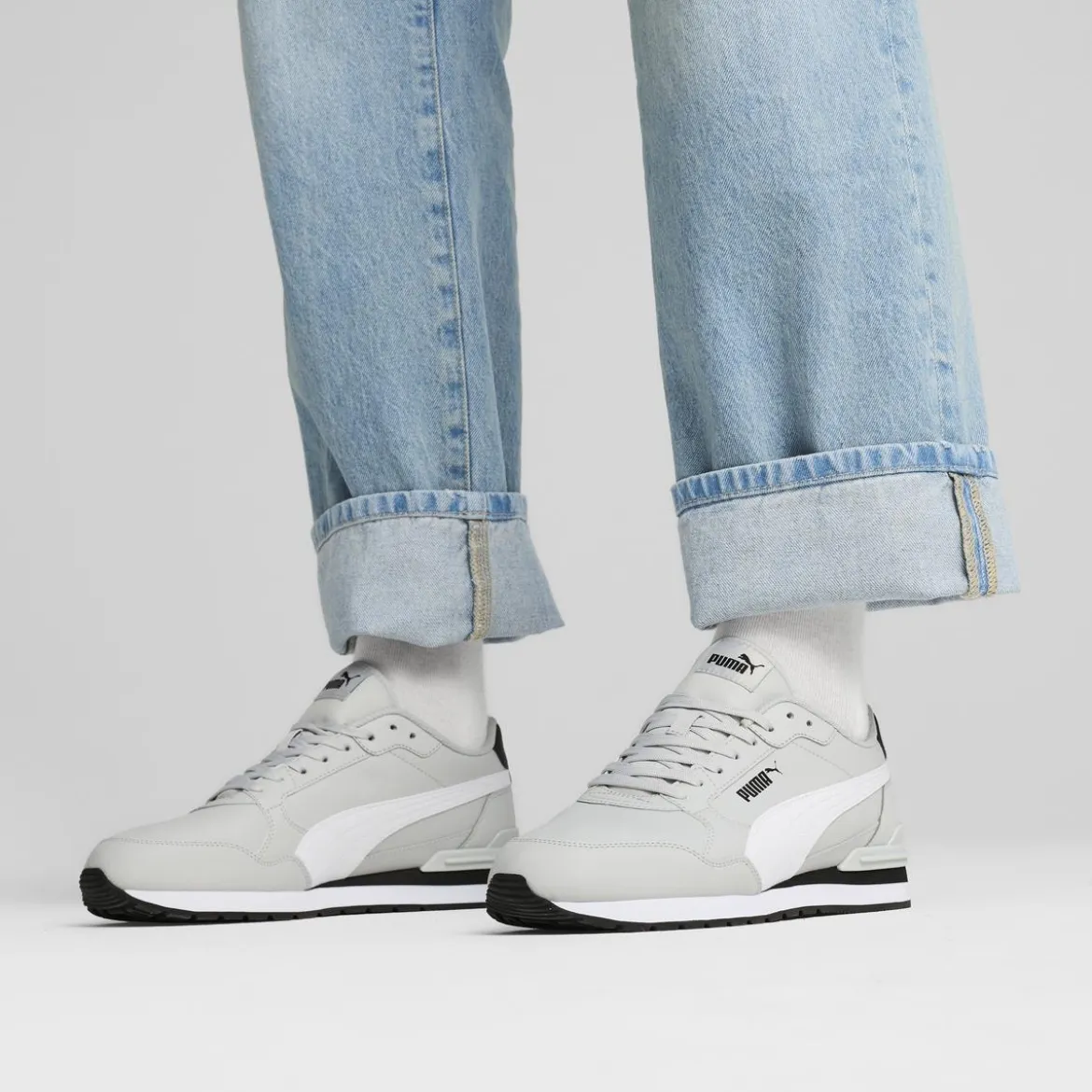 Sneakers grigio chiaro da Uomo con logo Puma