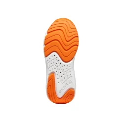 Sneakers in mesh blu e arancione da Bambino con suola traspirante Geox
