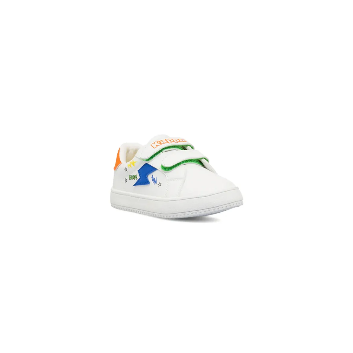 Sneakers Kappa da Primi passi bambino bianche con chiusura a strappo
